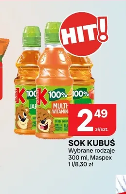 Sok Kubuś promocja w Chorten
