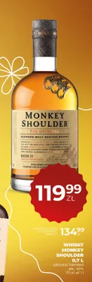 Whisky Monkey Shoulder promocja w Duży Ben