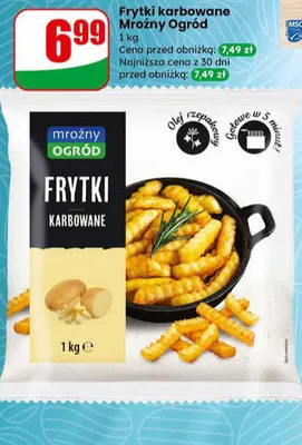 Frytki karbowane Mroźny Ogród promocja w Dino