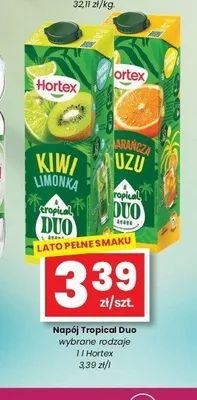 Napój Tropical Duo Pomarańcza Uzu Hortex promocja w emma MARKET