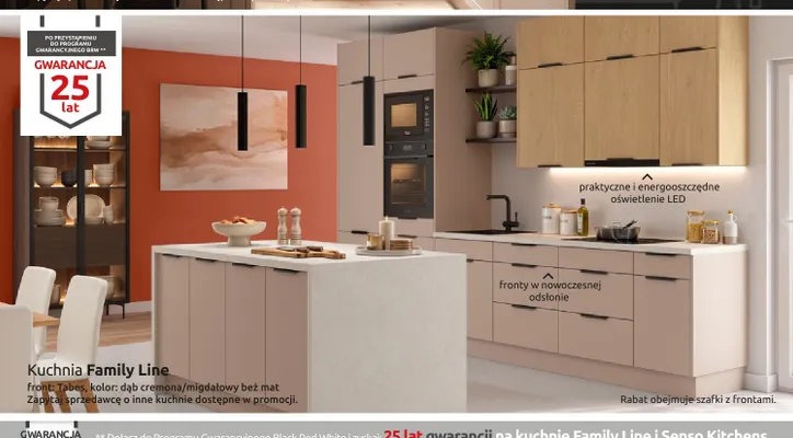 Kuchnia Family Line Tabes promocja w Black Red White