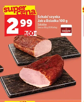 Szynka Jak u Dziadka Sokołów promocja w TOPAZ