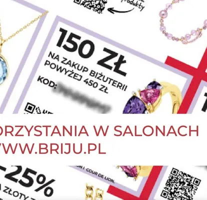 Biżuteria Briju promocja w Briju