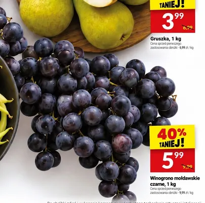 Winogrono mołdawskie czarne promocja w Twój Market
