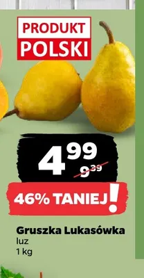 Gruszki Lukasówka promocja w Netto