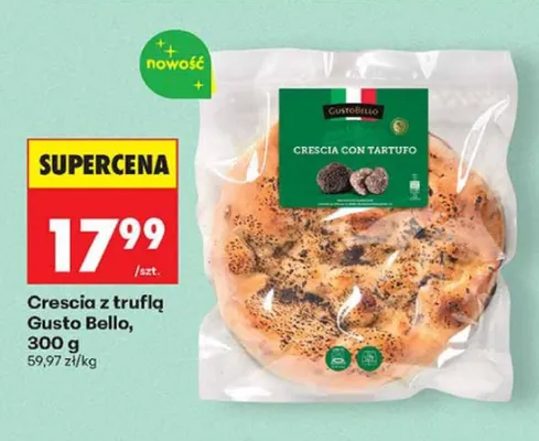 Crescia z truflą Gusto Bello promocja w Biedronka
