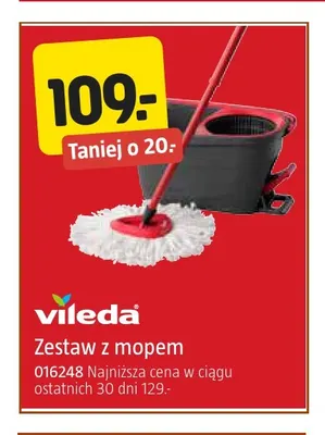 Zestaw z mopem Vileda promocja w Jula