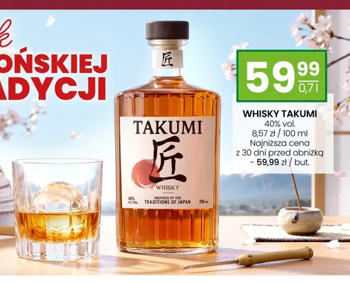 Whisky Takumi promocja w Twój Market