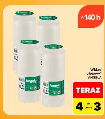 Wkład olejowy Angela promocja w Carrefour