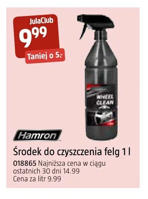 Środek do czyszczenia felg 1 l Hamron promocja w Jula
