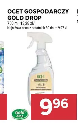 Ocet gospodarczy Gold Drop promocja w Stokrotka
