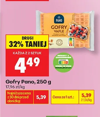 Gofry Pano promocja w Biedronka