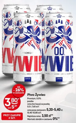 Piwo bezalkoholowe Żywiec promocja w Żabka
