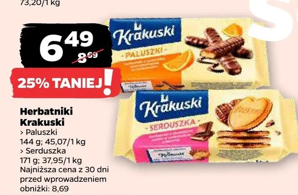 Herbatniki promocja w Netto