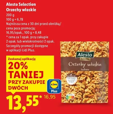 Orzechy włoskie promocja w Lidl