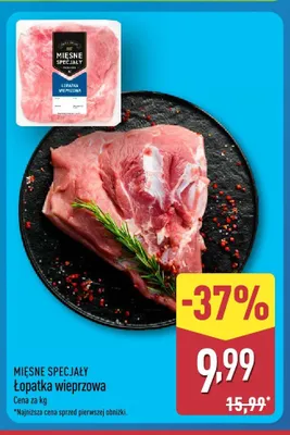 Łopatka wieprzowa Mięsne Specjały promocja w Aldi