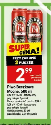 Piwo Beczkowe Mocne 500 ml promocja w Twój Market