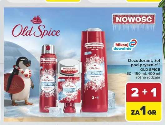 Dezodorant żel pod prysznic Old Spice promocja w Carrefour