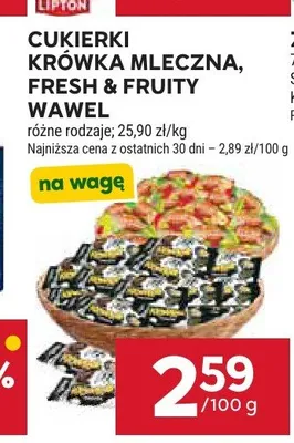 Cukierki Fresh & Fruity Wawel promocja w Stokrotka