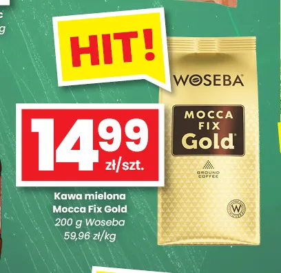 Kawa mielona Mocca Fix Gold Woseba promocja w emma MARKET