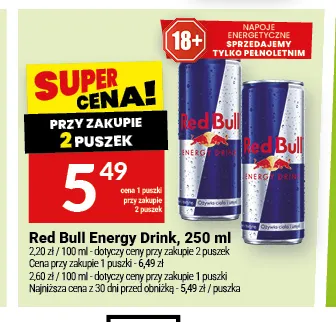 Napój energetyczny Red Bull Energy Drink promocja w Twój Market