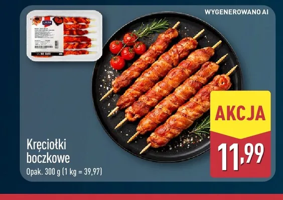 Kręciołki boczkowe promocja w Aldi