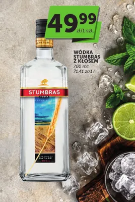 Wódka Stumbras z kłosem promocja w Groszek