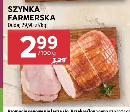 Szynka Farmerska Duda promocja w Stokrotka