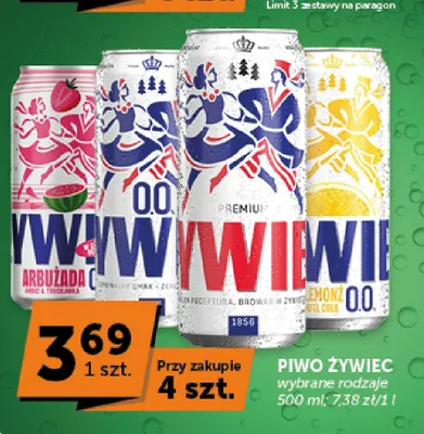 Piwo bezalkoholowe Żywiec Lemonż promocja w ABC