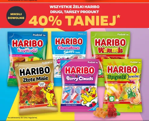 Żelki Haribo Tropifrutti promocja w Netto