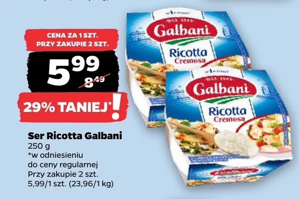 Ser Ricotta promocja w Netto