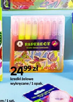 Kredki żelowe wykręcane Paperdot promocja w Empik