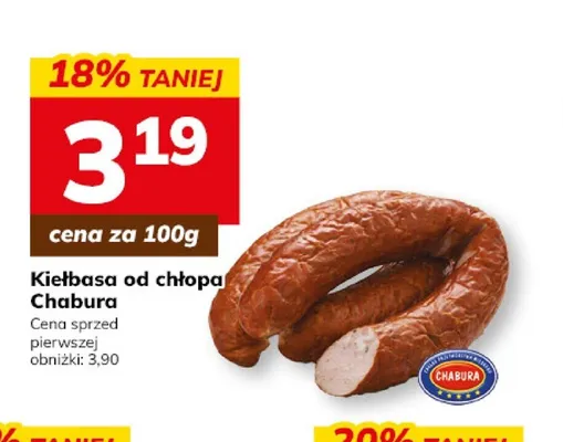 Kiełbasa od chłopa Chabura promocja w Hitpol