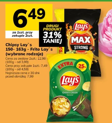 Chipsy Lay's (wybrane rodzaje) promocja w Hitpol
