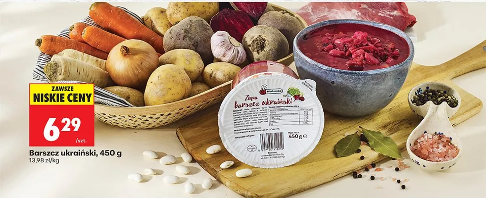 Barszcz ukraiński promocja w Biedronka
