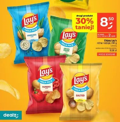 Chipsy Lay's Salted promocja w Dealz