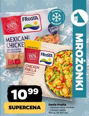 Danie mrożone - Mexican style chicken promocja w Netto