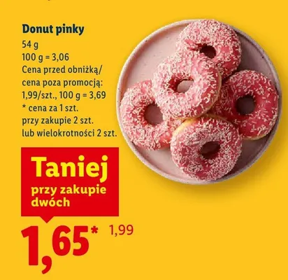 Donut pinky promocja w Lidl