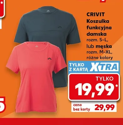 Koszulka funkcjonalna damska Crivit promocja w Kaufland