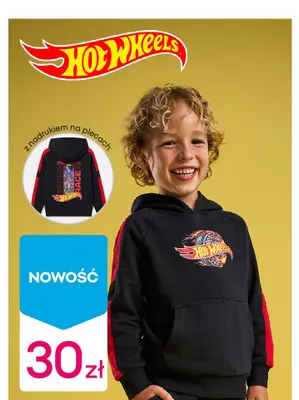 Bluza chłopięca Hot Wheels promocja w Pepco