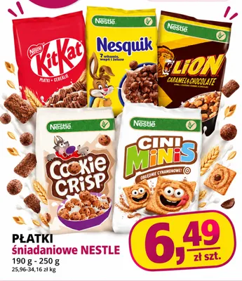 Płatki śniadaniowe Nestle Cookie Crisp promocja w emma MARKET
