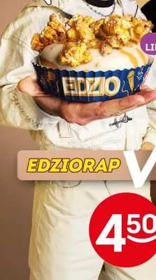 Donut z karmelem i popcornem promocja w Żabka