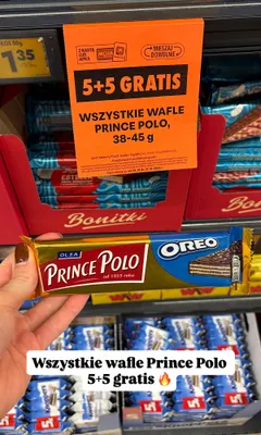Wafel Prince Polo Oreo promocja w Biedronka