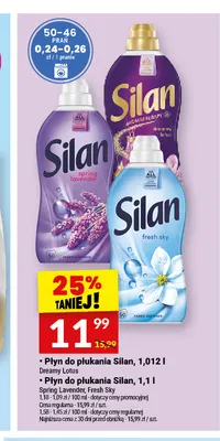 Płyn do płukania silk lily Coccolino promocja w Twój Market