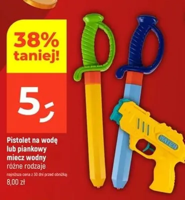 Pistolet na wodę promocja w Dealz
