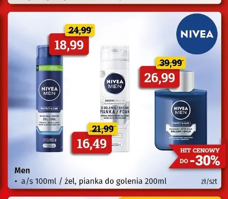 Balsam po goleniu Nivea Men promocja w Drogeria Kosmyk