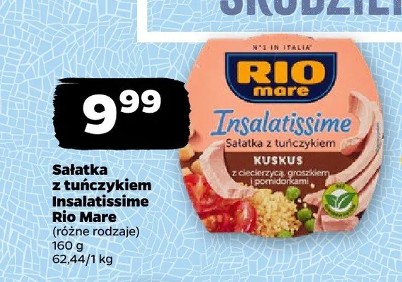 Sałatka z tuńczykiem Rio Mare Insalatissime Kuskus promocja w Netto