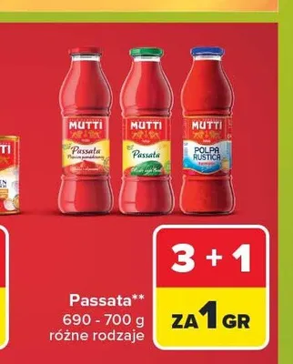 Passata Mutti promocja w Carrefour Market