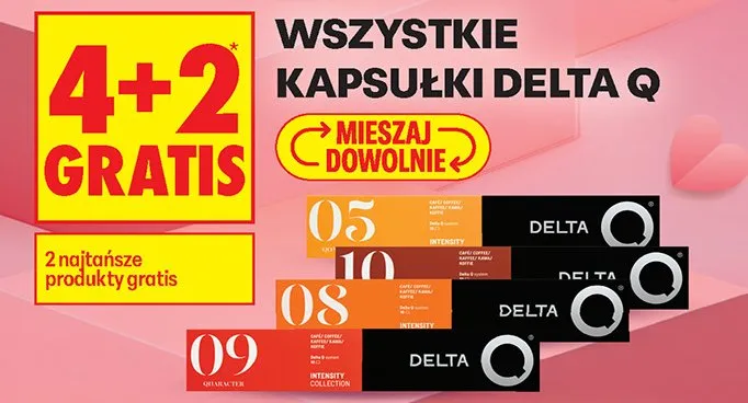 Wszystkie kapsułki 4+2 GRATIS promocja w Biedronka