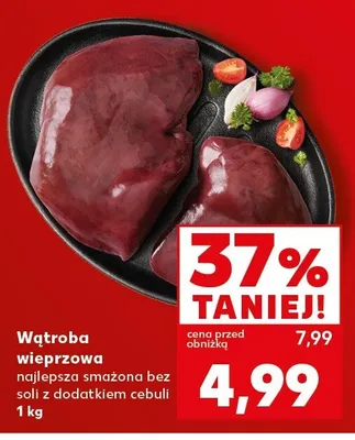 Wątroba wieprzowa promocja w Kaufland